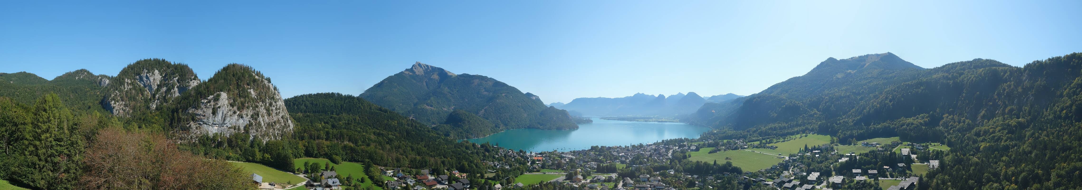 Archiv Foto Webcam St. Gilgen am Wolfgangsee Panorama