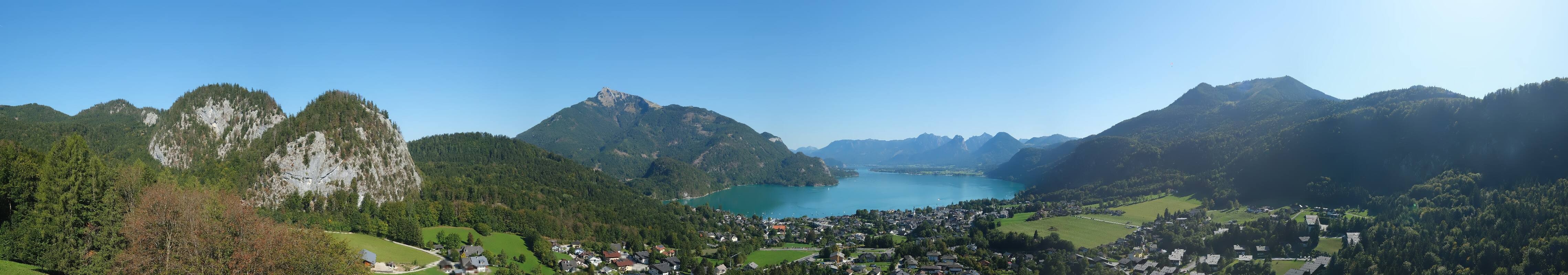 Archiv Foto Webcam St. Gilgen am Wolfgangsee Panorama
