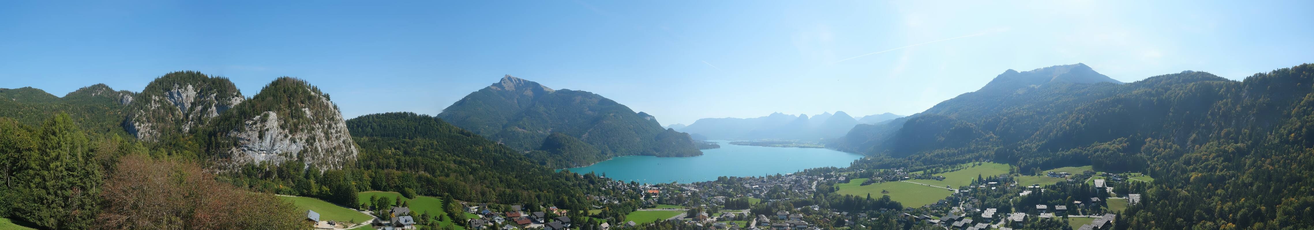Archiv Foto Webcam St. Gilgen am Wolfgangsee Panorama