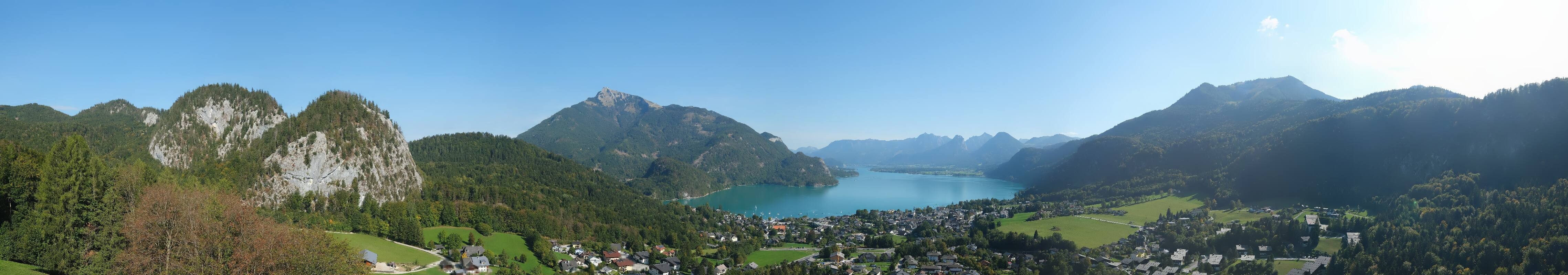 Archiv Foto Webcam St. Gilgen am Wolfgangsee Panorama