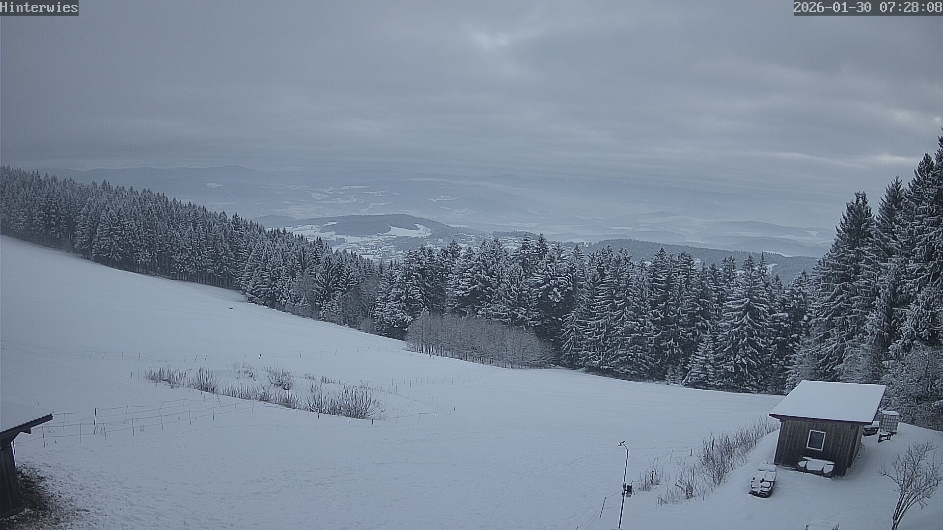 Archiv Foto Webcam Wetterstation Sankt Englmar-Hinterwies