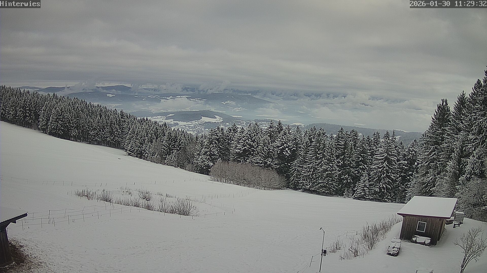 Archiv Foto Webcam Wetterstation Sankt Englmar-Hinterwies
