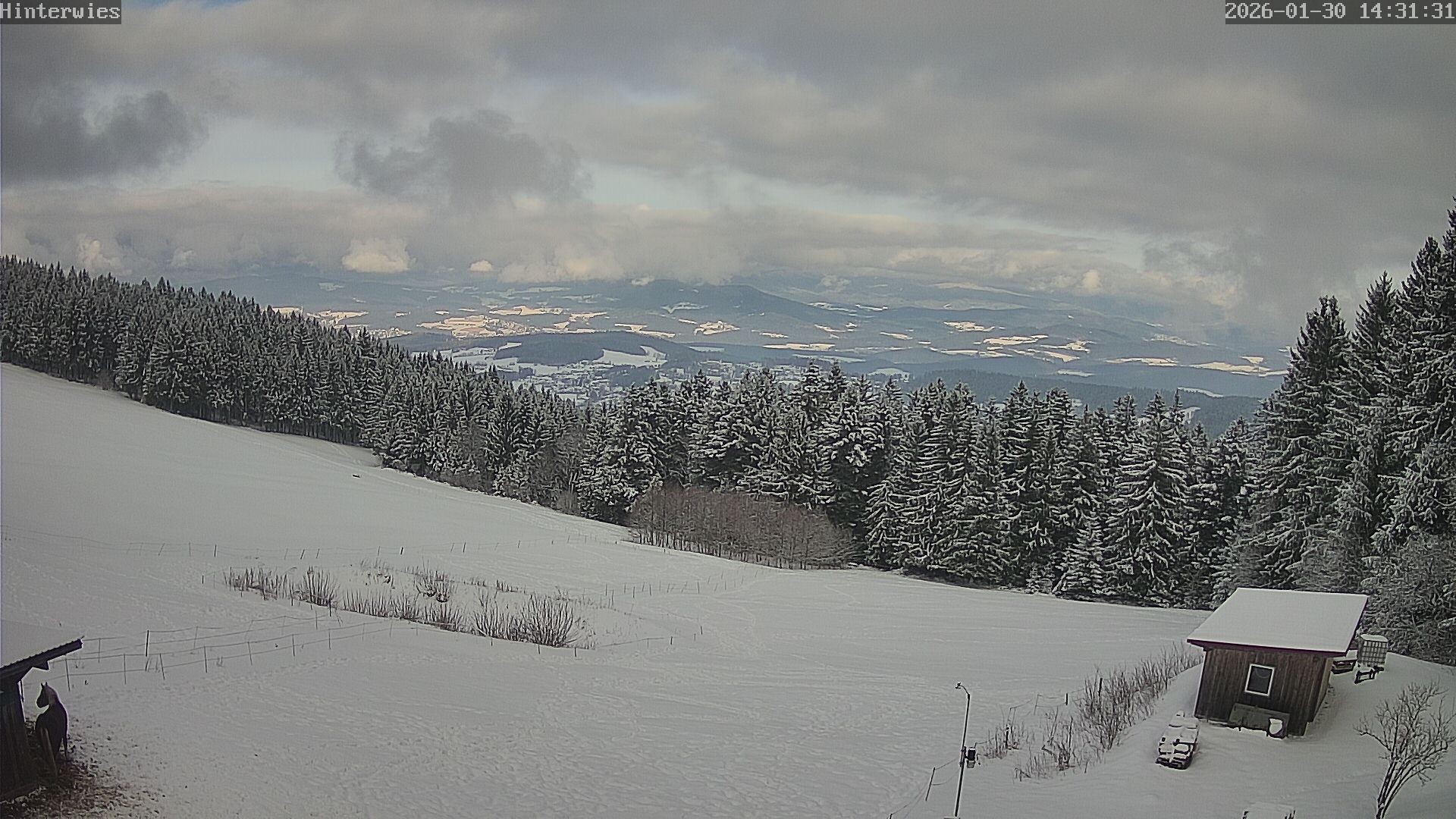 Archiv Foto Webcam Wetterstation Sankt Englmar-Hinterwies