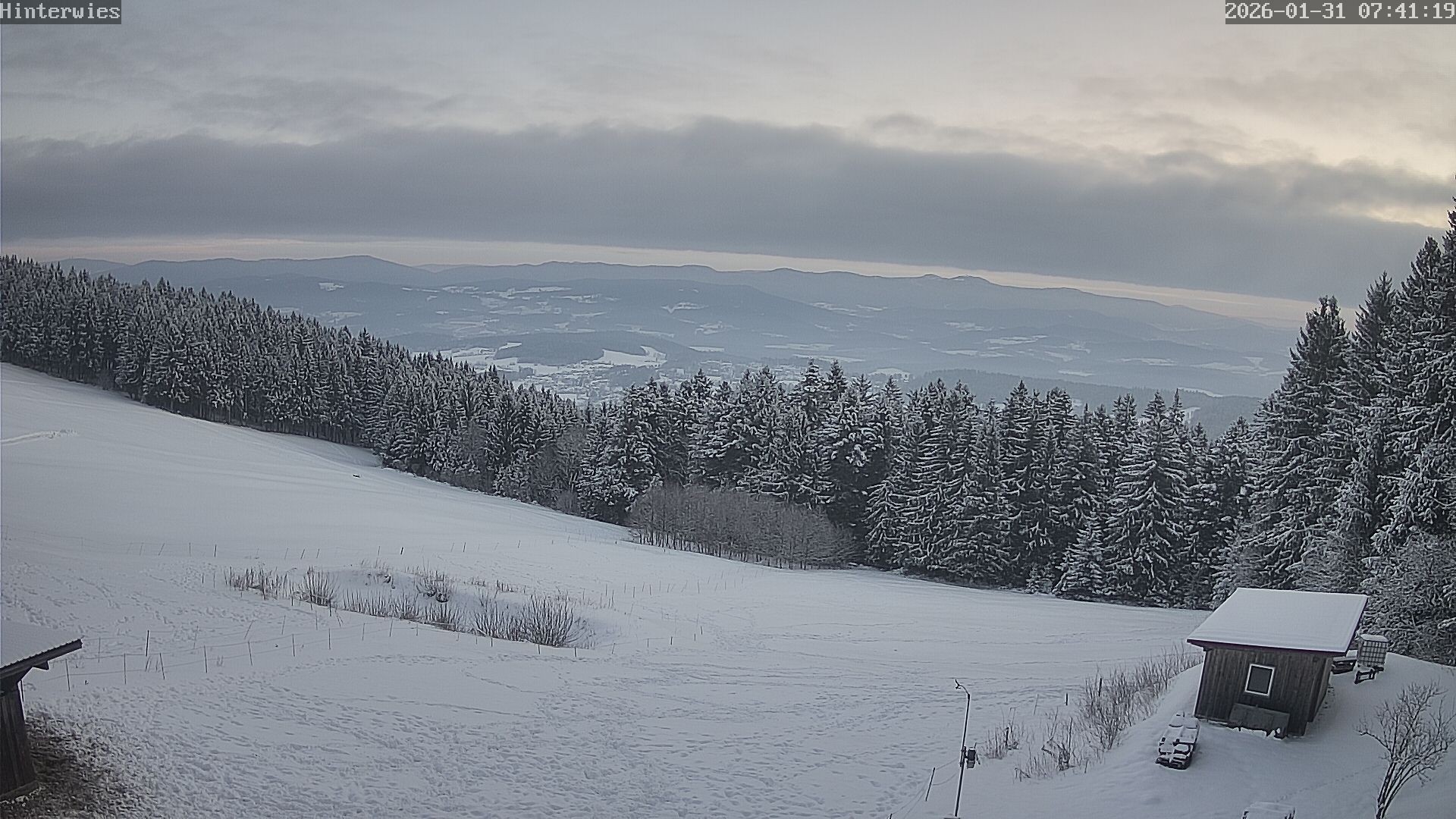 Archiv Foto Webcam Wetterstation Sankt Englmar-Hinterwies