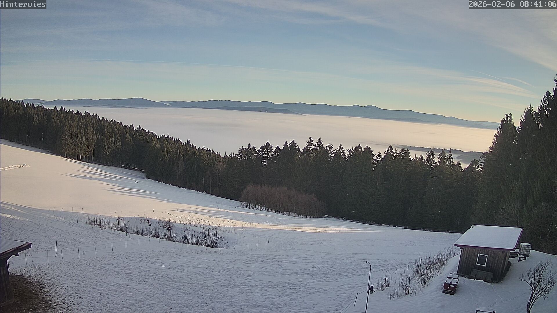 Archived image Webcam Weather Station St. Englmar-Hinterwies