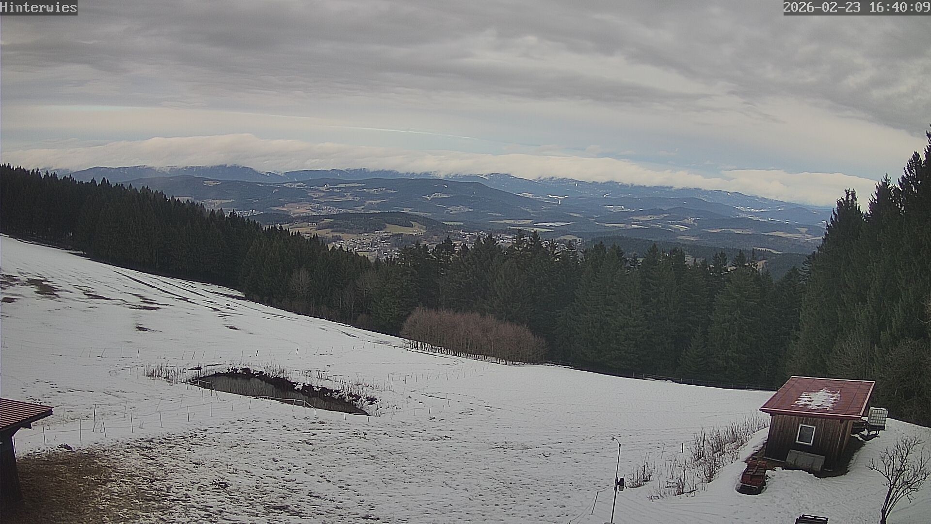 Archiv Foto Webcam Wetterstation Sankt Englmar-Hinterwies