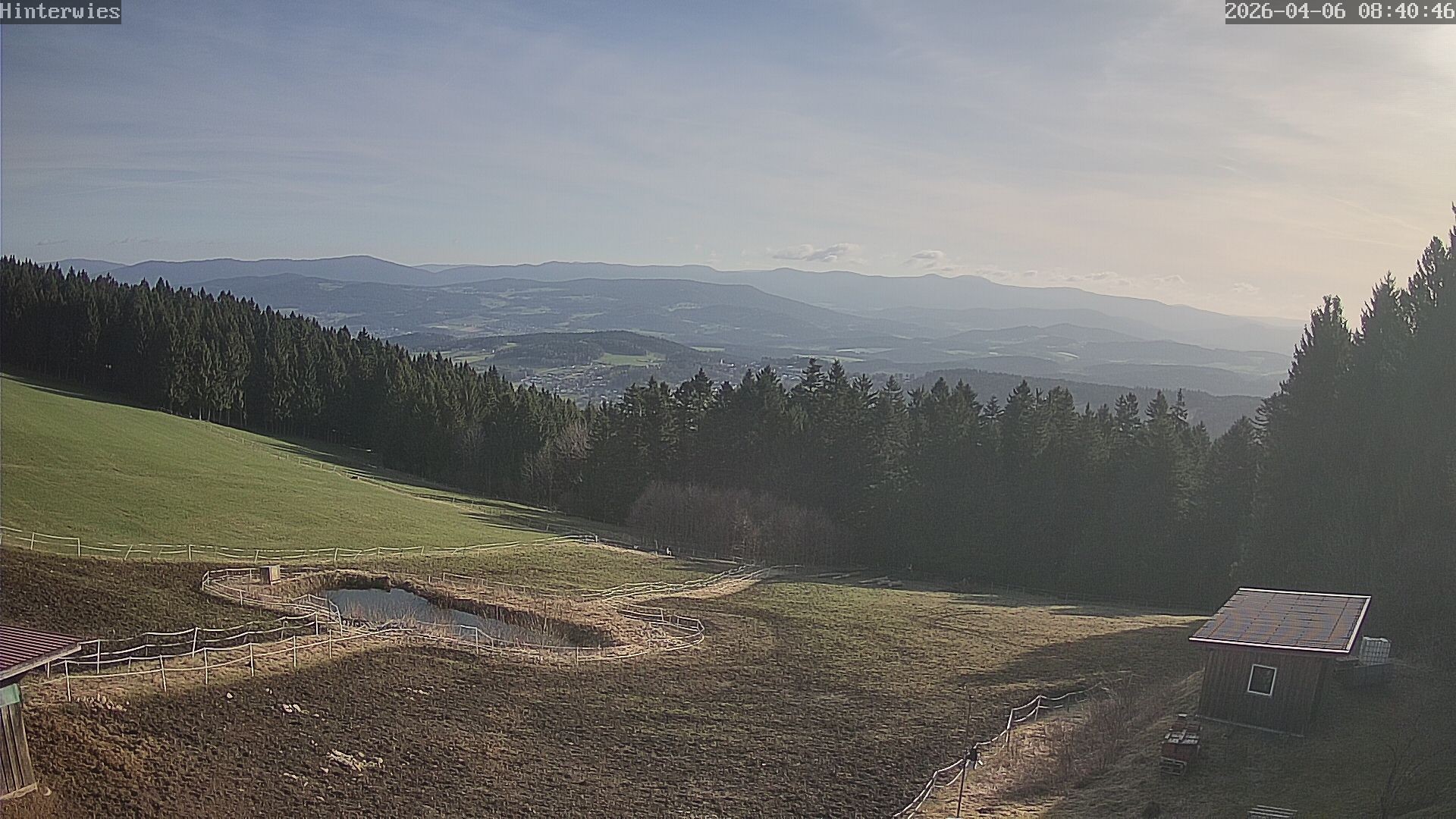 Archiv Foto Webcam Wetterstation Sankt Englmar-Hinterwies