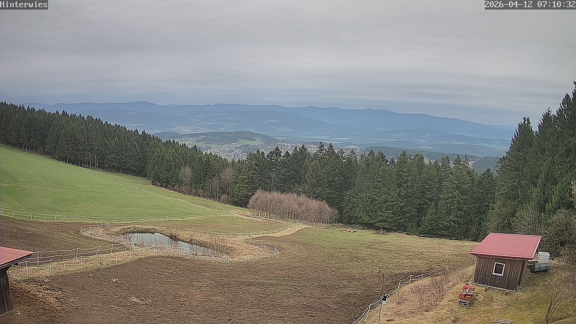 Archiv Foto Webcam Wetterstation Sankt Englmar-Hinterwies
