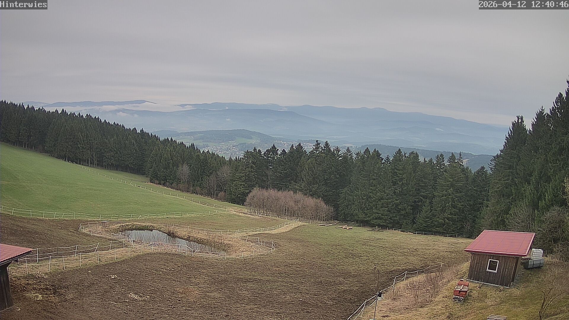 Archiv Foto Webcam Wetterstation Sankt Englmar-Hinterwies
