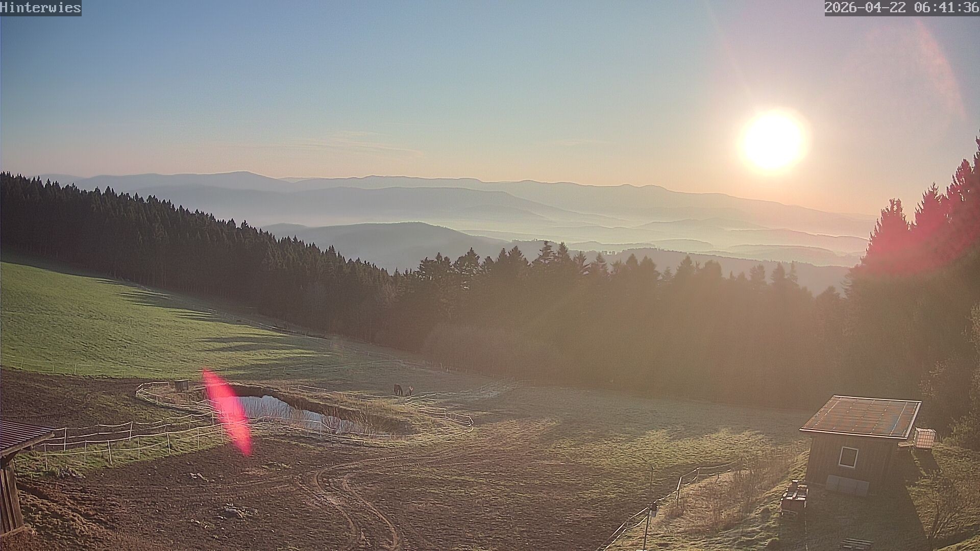Archiv Foto Webcam Wetterstation Sankt Englmar-Hinterwies