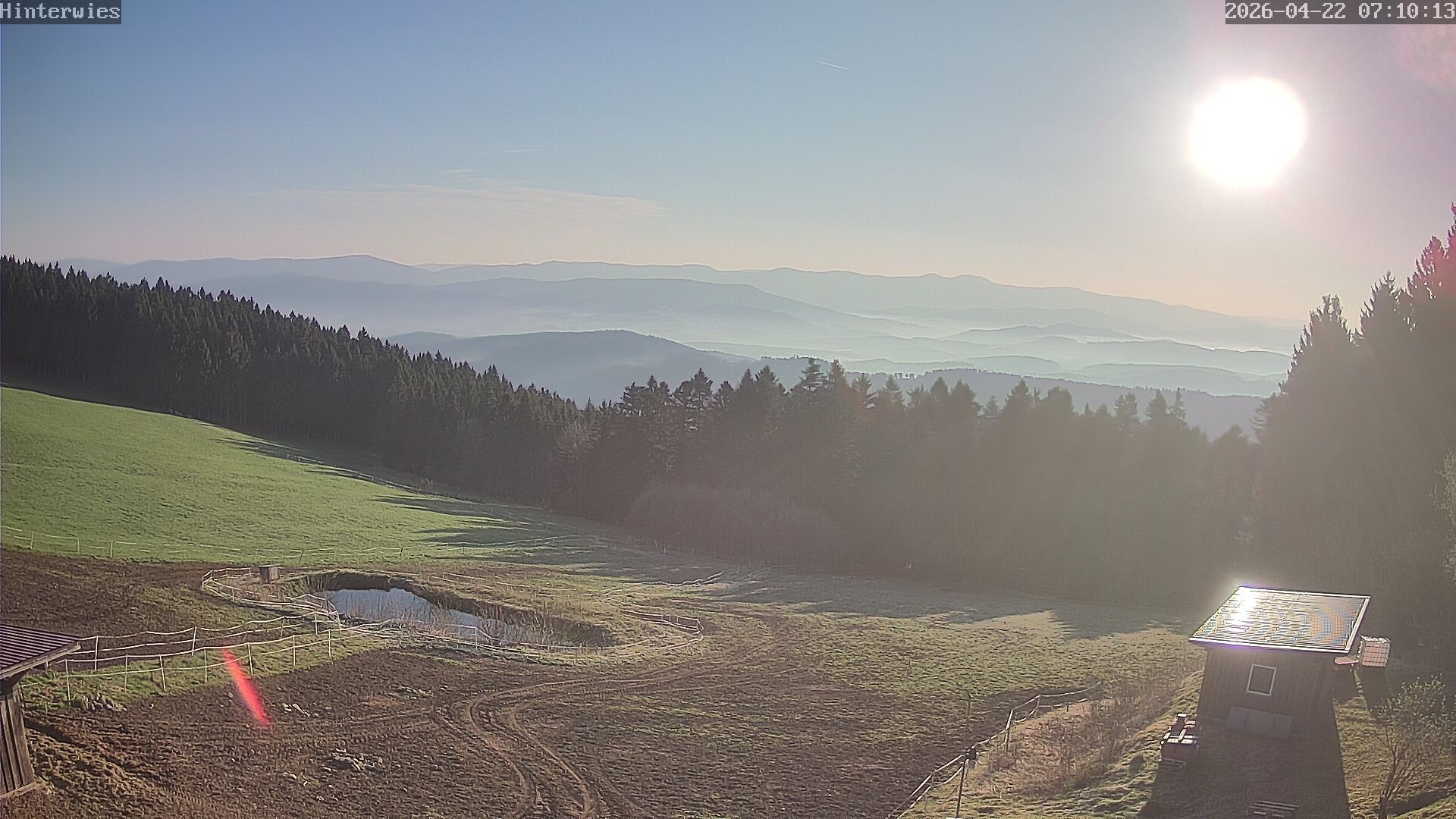 Archiv Foto Webcam Wetterstation Sankt Englmar-Hinterwies