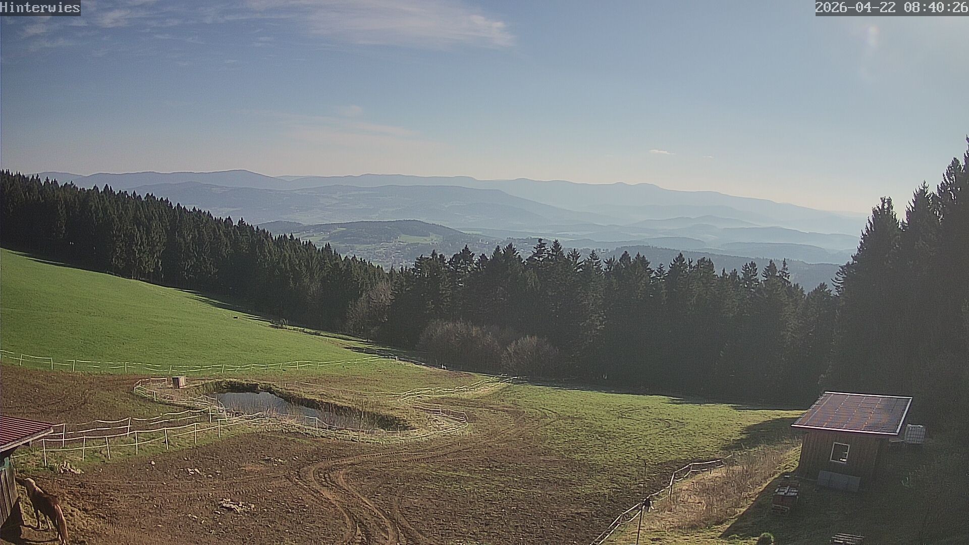 Archiv Foto Webcam Wetterstation Sankt Englmar-Hinterwies