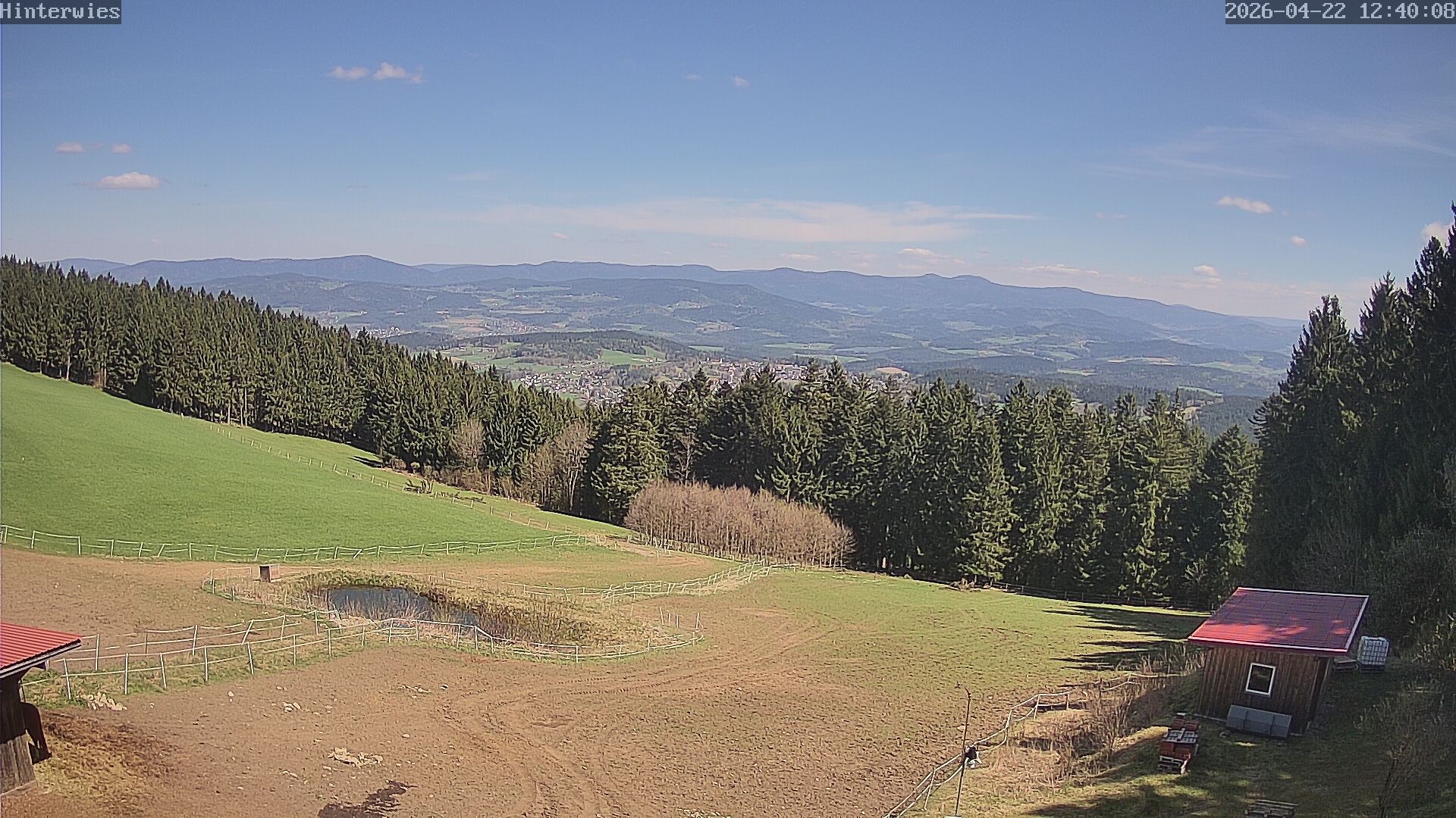 Archiv Foto Webcam Wetterstation Sankt Englmar-Hinterwies