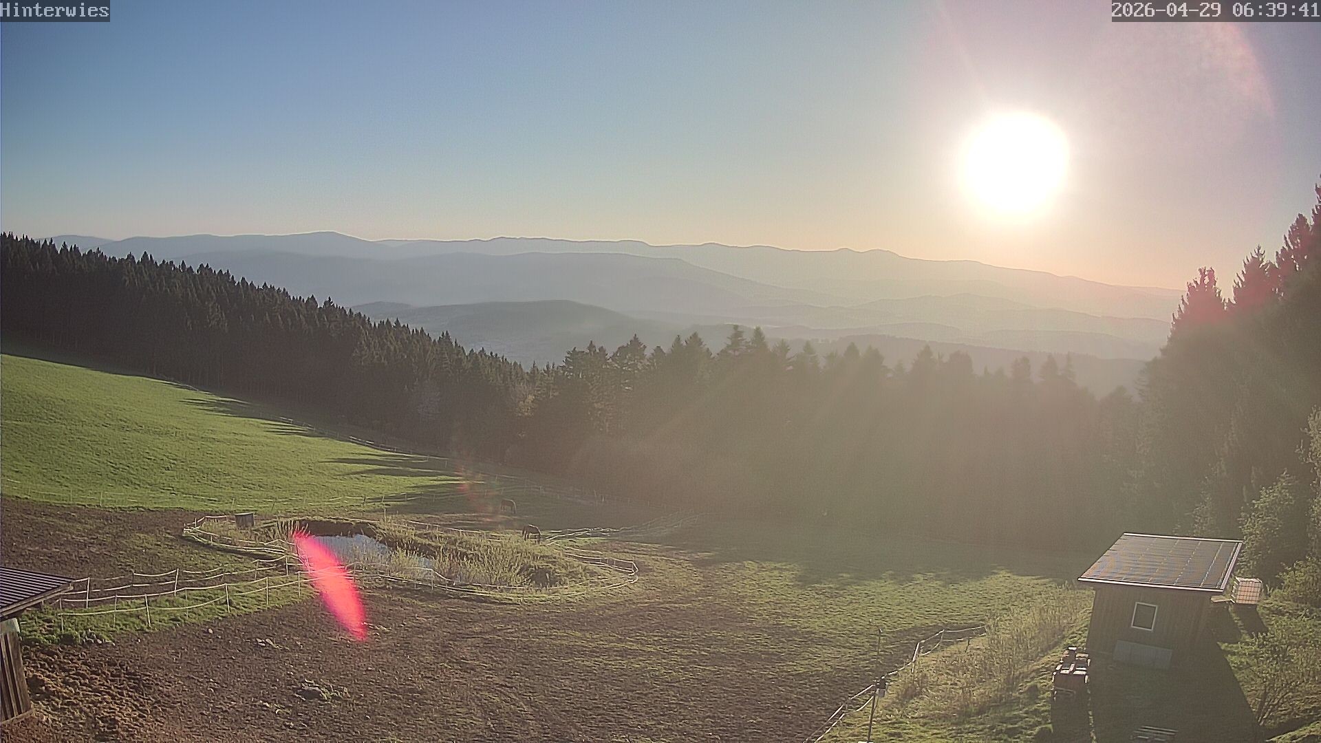 Archiv Foto Webcam Wetterstation Sankt Englmar-Hinterwies