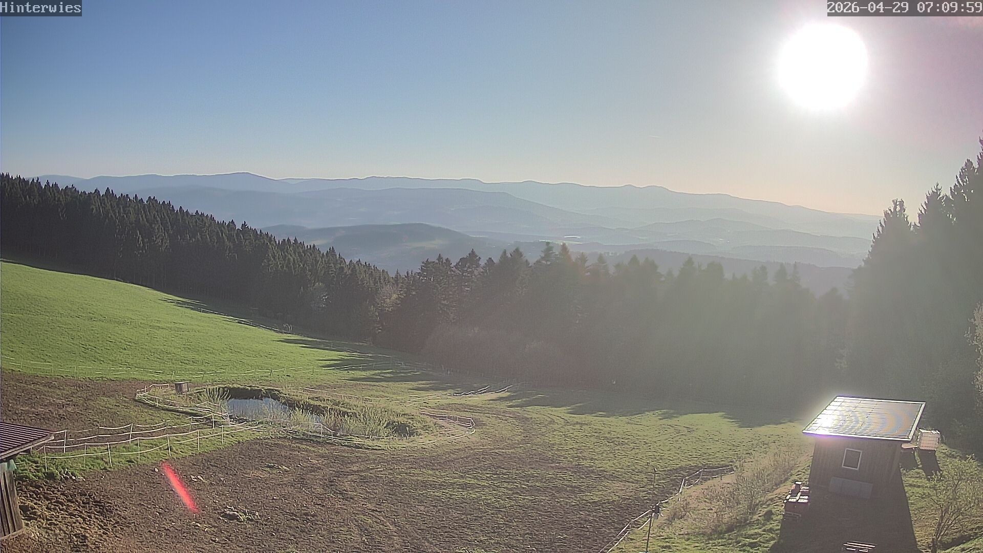 Archiv Foto Webcam Wetterstation Sankt Englmar-Hinterwies