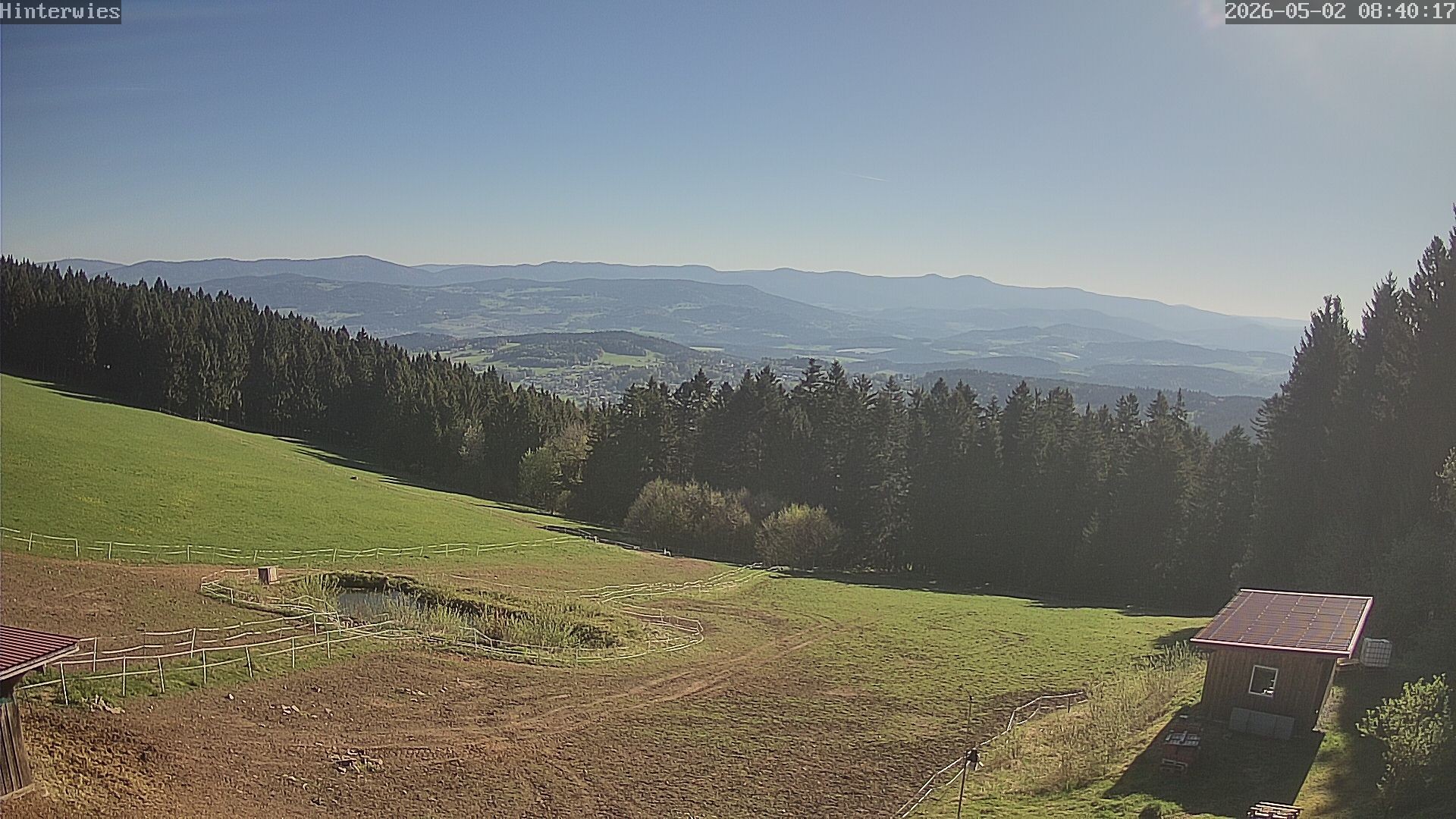 Archived image Webcam Weather Station St. Englmar-Hinterwies