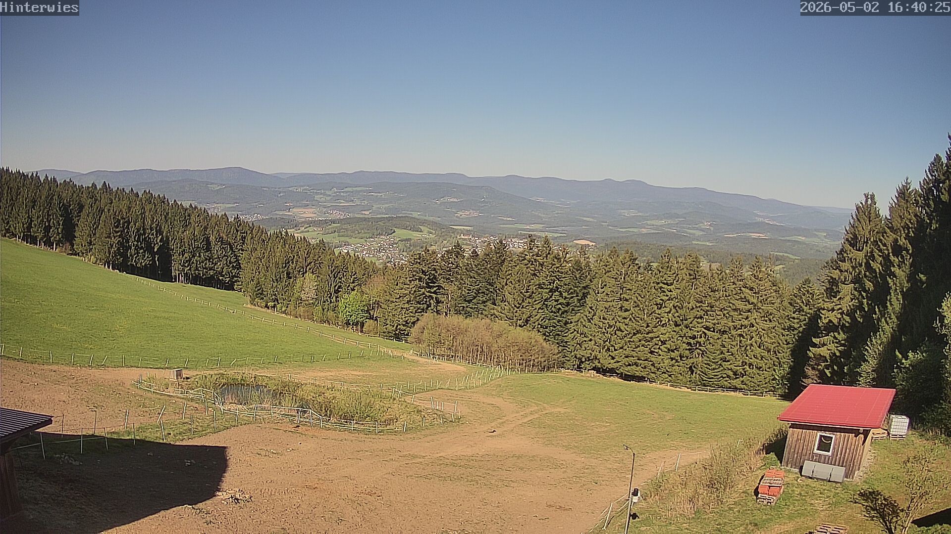 Archived image Webcam Weather Station St. Englmar-Hinterwies