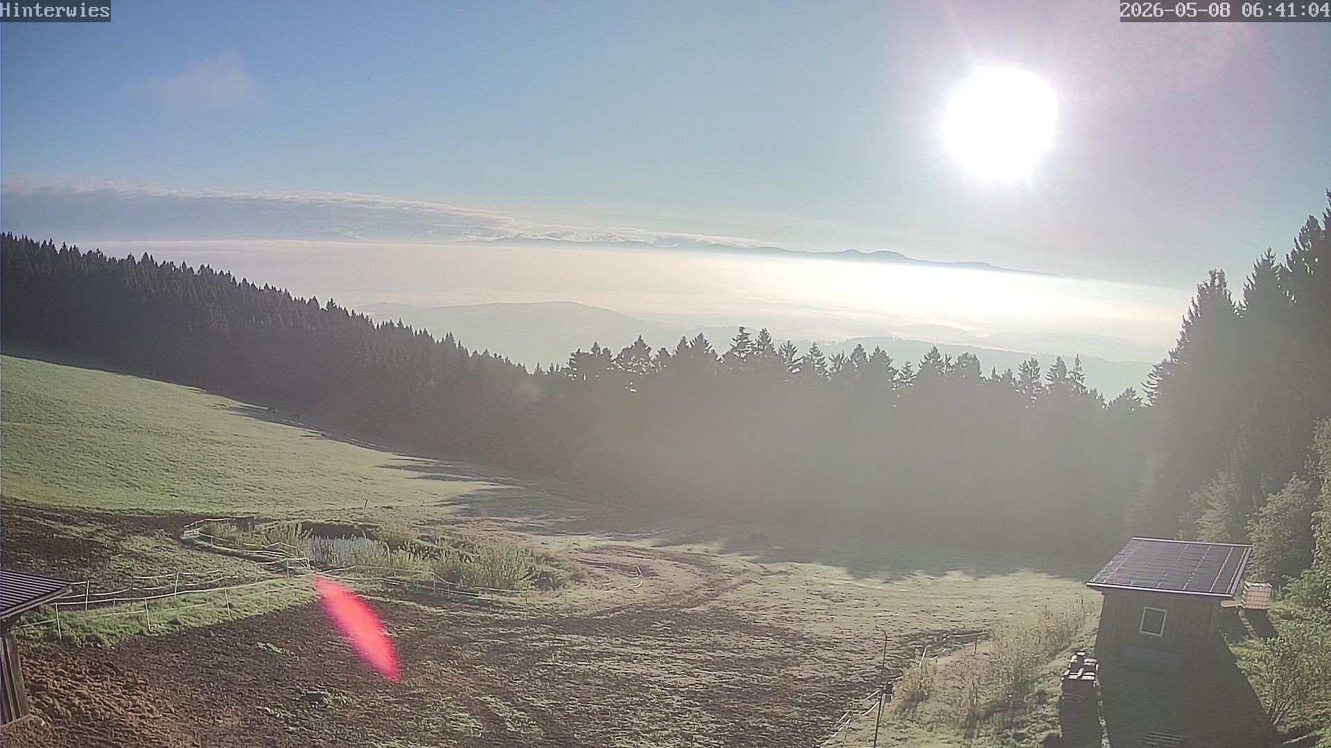 Archiv Foto Webcam Wetterstation Sankt Englmar-Hinterwies