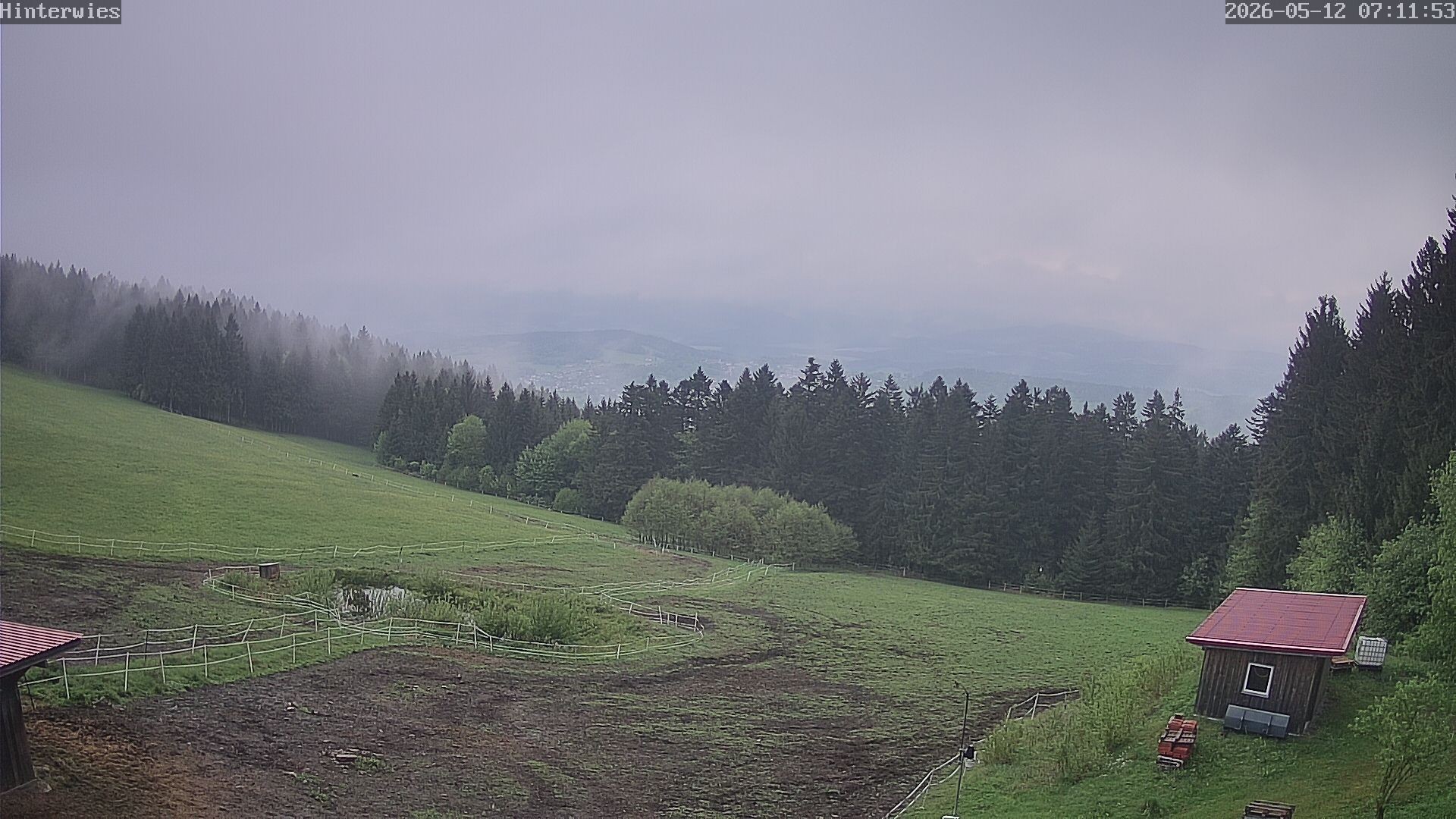 Archiv Foto Webcam Wetterstation Sankt Englmar-Hinterwies