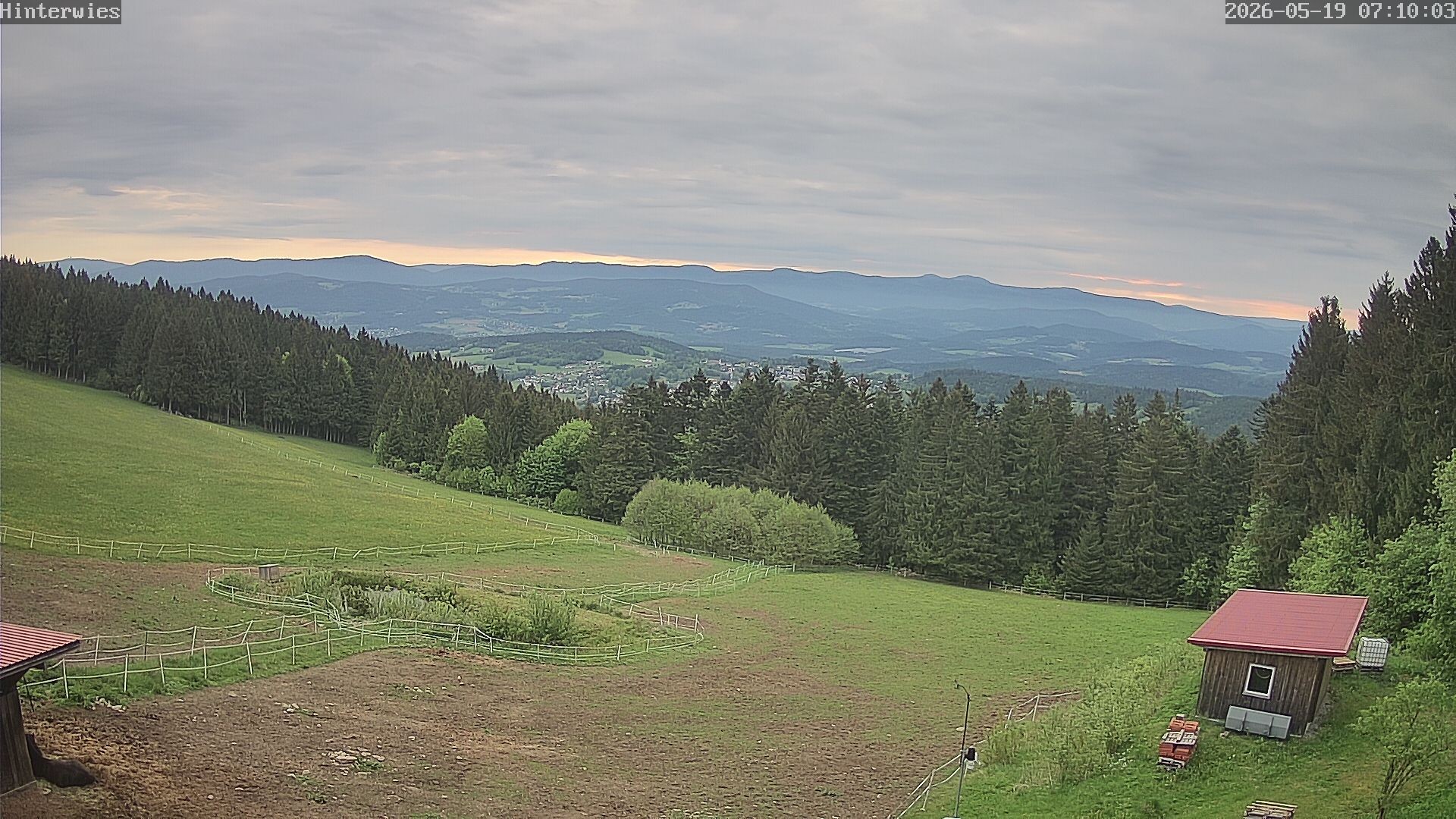 Archiv Foto Webcam Wetterstation Sankt Englmar-Hinterwies