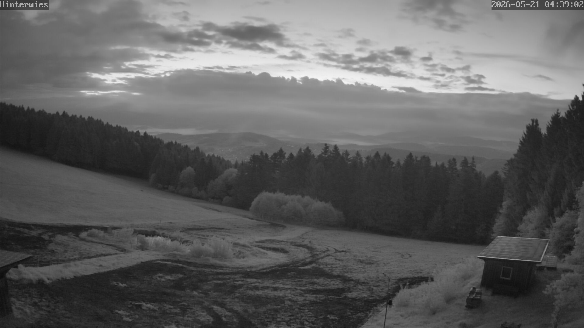 Archived image Webcam Weather Station St. Englmar-Hinterwies