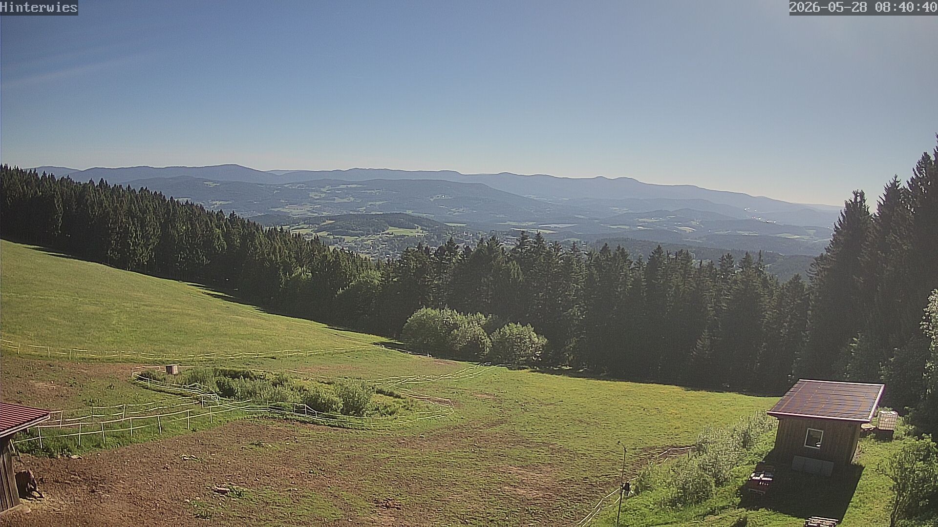 Archiv Foto Webcam Wetterstation Sankt Englmar-Hinterwies