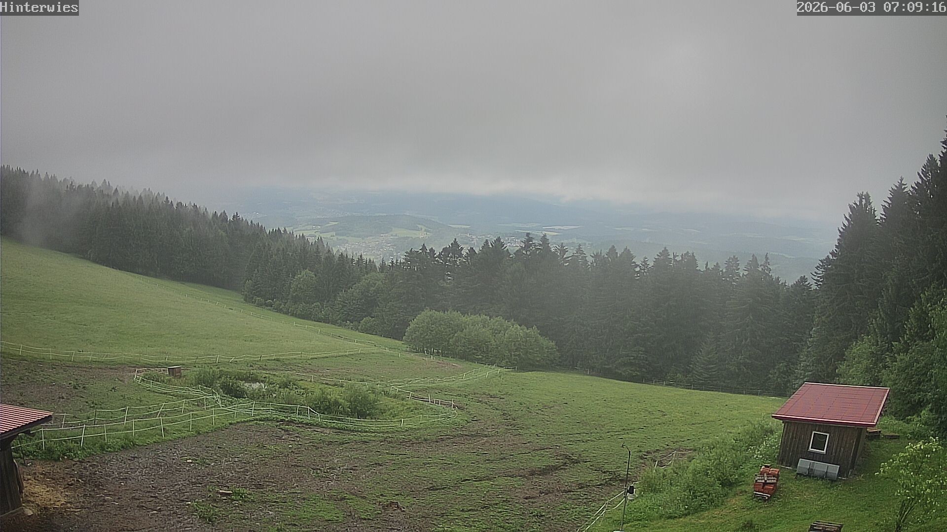 Archiv Foto Webcam Wetterstation Sankt Englmar-Hinterwies