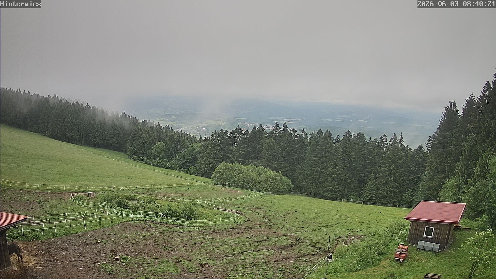 Archiv Foto Webcam Wetterstation Sankt Englmar-Hinterwies