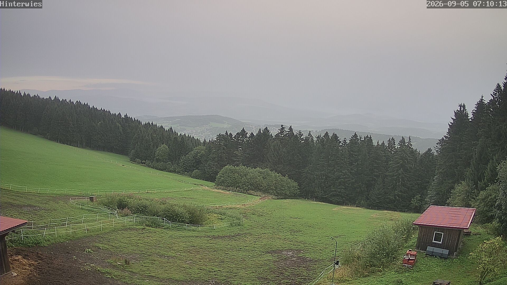 Archiv Foto Webcam Wetterstation Sankt Englmar-Hinterwies