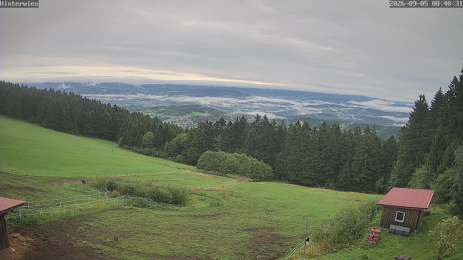 Archiv Foto Webcam Wetterstation Sankt Englmar-Hinterwies