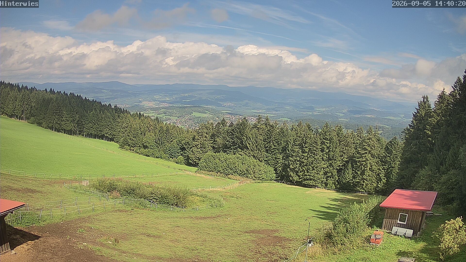 Archiv Foto Webcam Wetterstation Sankt Englmar-Hinterwies