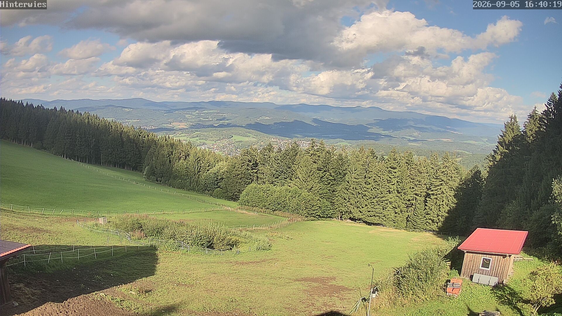 Archiv Foto Webcam Wetterstation Sankt Englmar-Hinterwies
