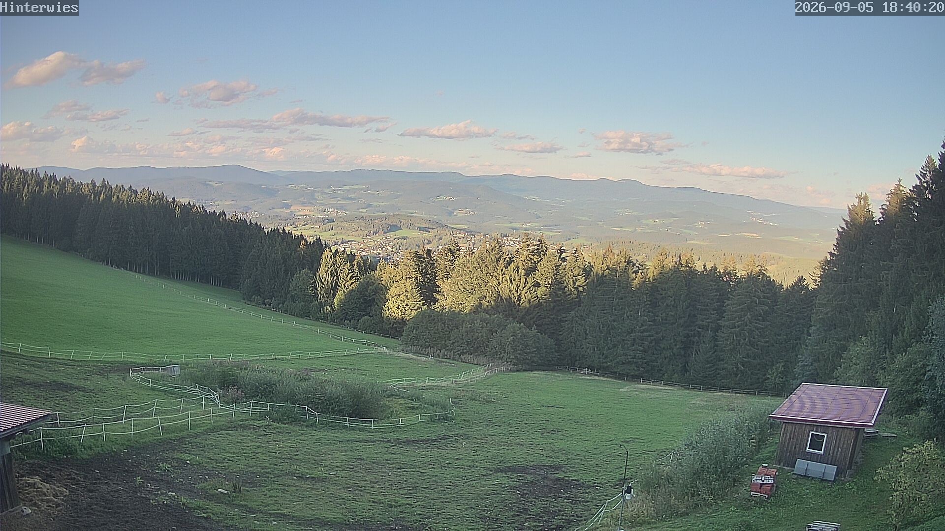 Archiv Foto Webcam Wetterstation Sankt Englmar-Hinterwies