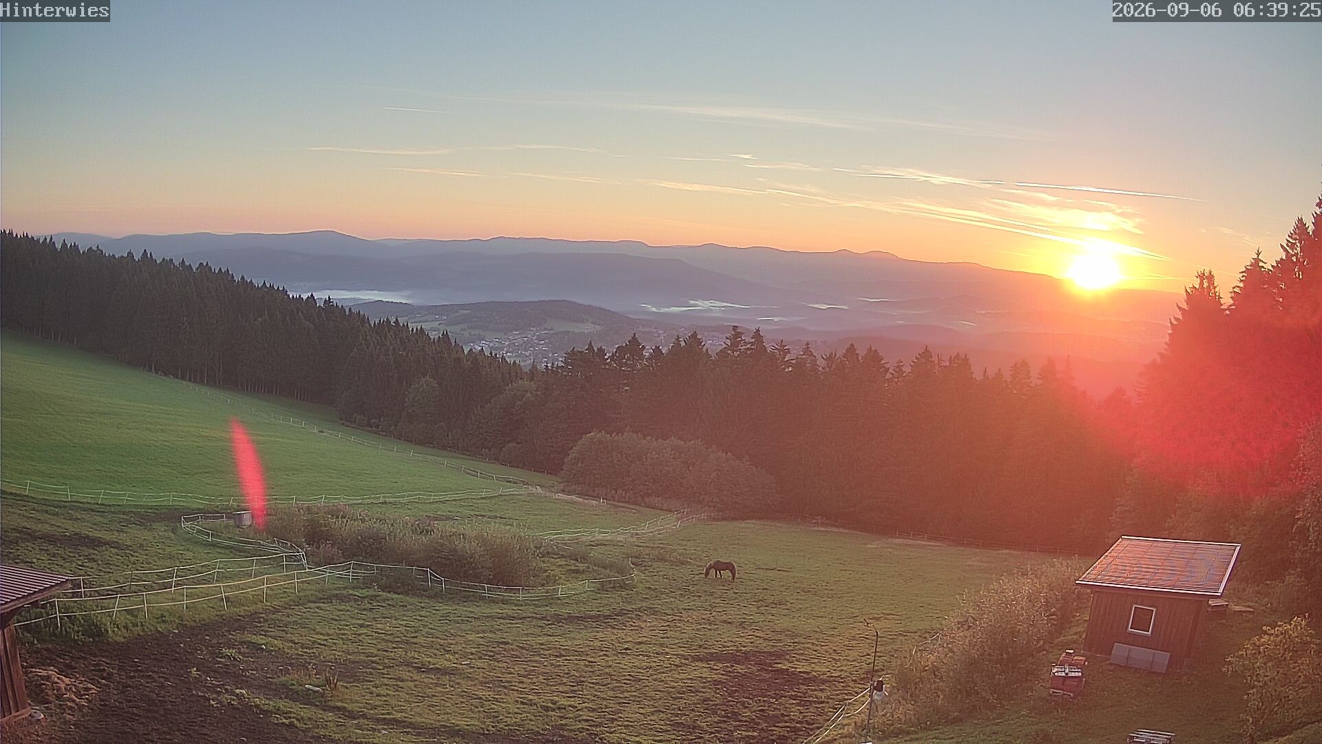 Archiv Foto Webcam Wetterstation Sankt Englmar-Hinterwies