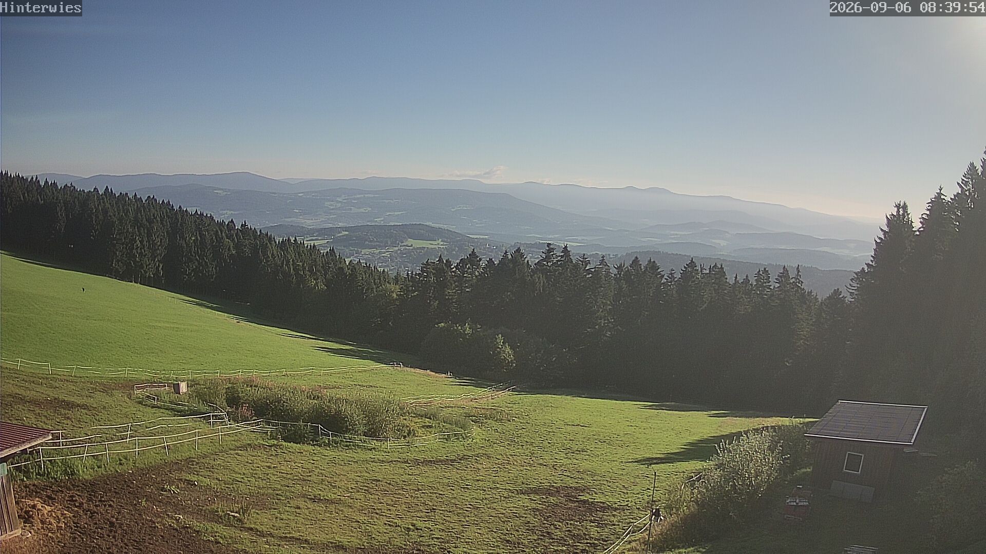 Archiv Foto Webcam Wetterstation Sankt Englmar-Hinterwies