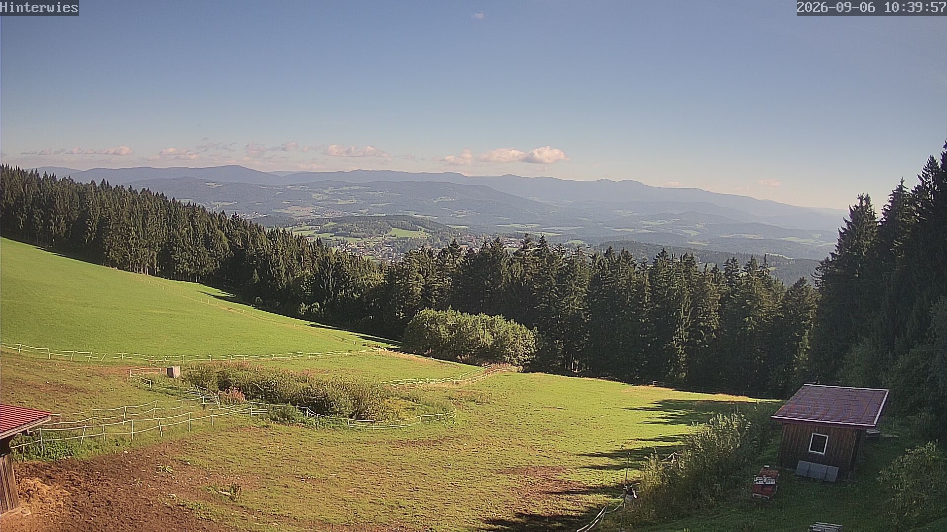 Archiv Foto Webcam Wetterstation Sankt Englmar-Hinterwies