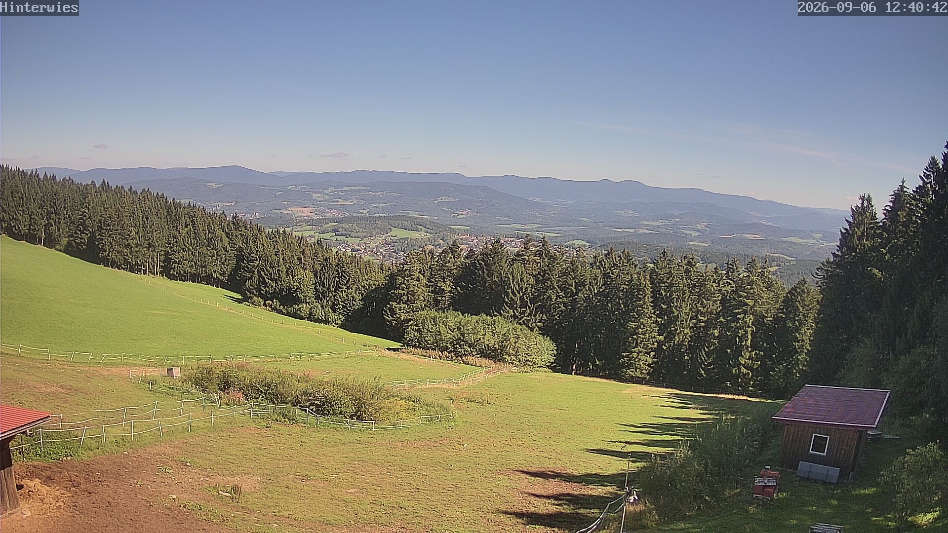 Archiv Foto Webcam Wetterstation Sankt Englmar-Hinterwies