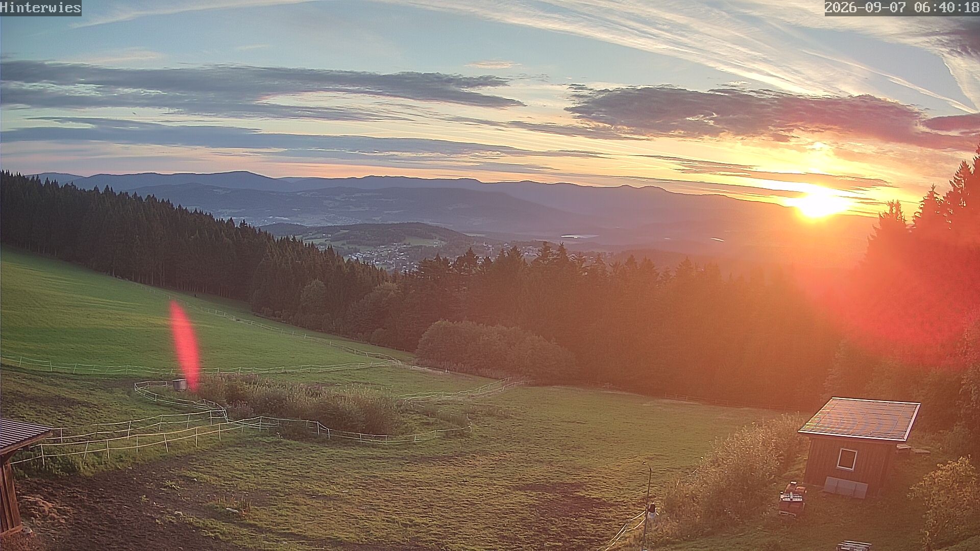 Archiv Foto Webcam Wetterstation Sankt Englmar-Hinterwies