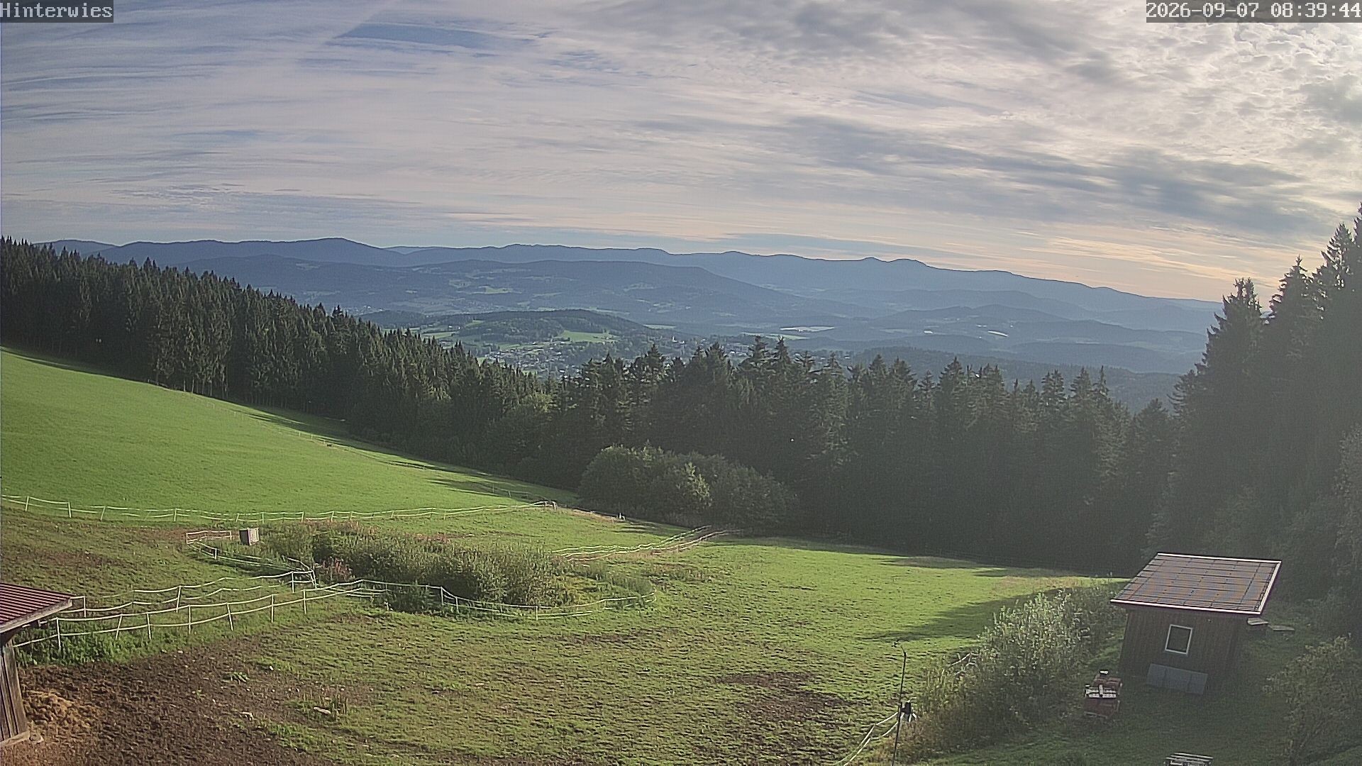 Archiv Foto Webcam Wetterstation Sankt Englmar-Hinterwies