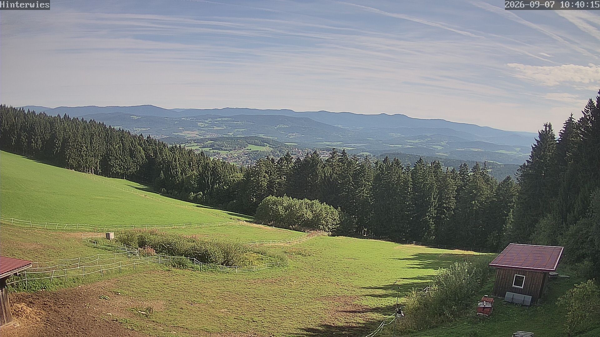 Archiv Foto Webcam Wetterstation Sankt Englmar-Hinterwies