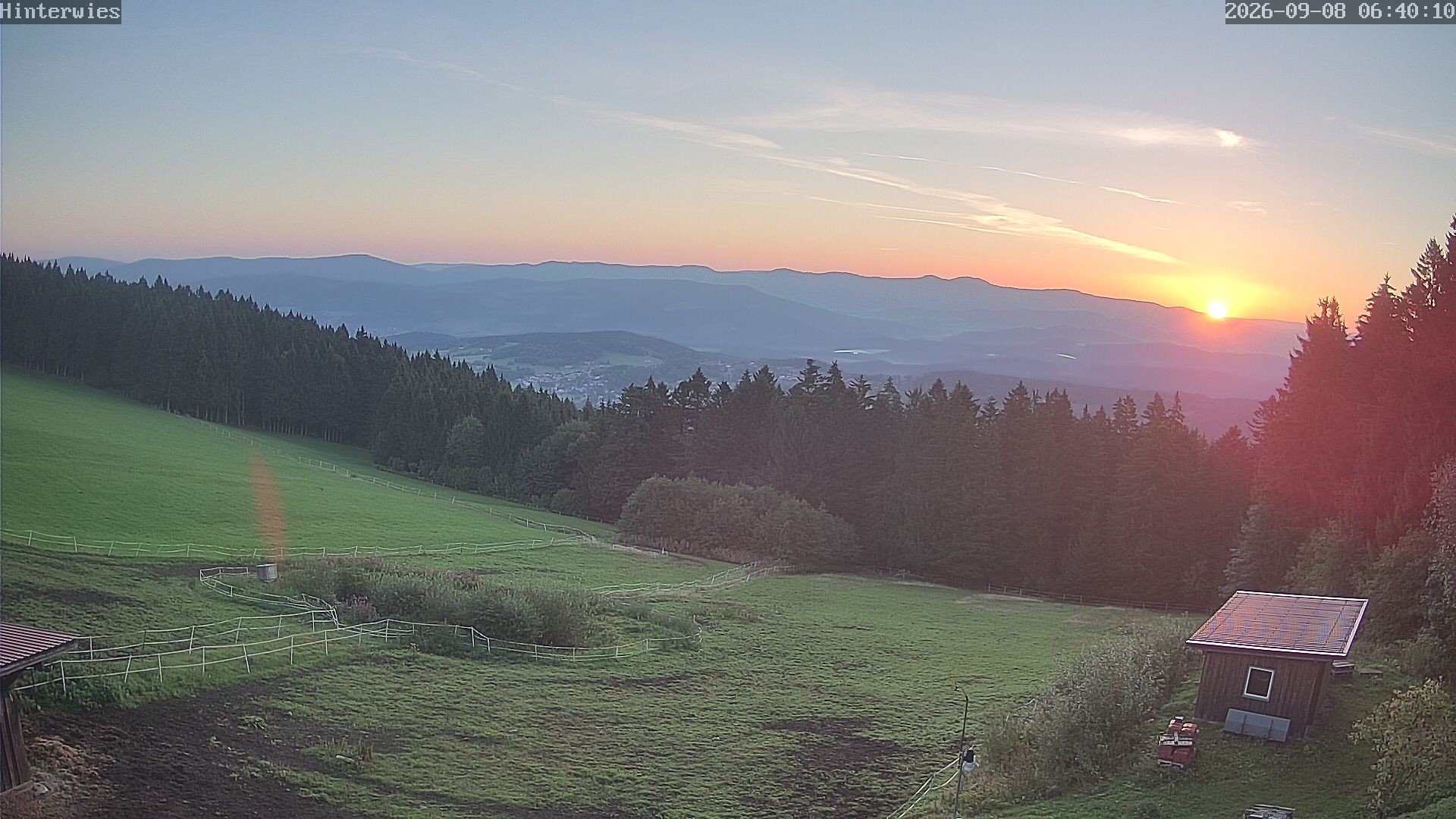 Archiv Foto Webcam Wetterstation Sankt Englmar-Hinterwies