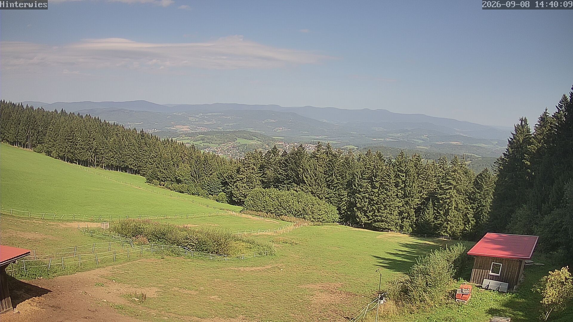 Archiv Foto Webcam Wetterstation Sankt Englmar-Hinterwies