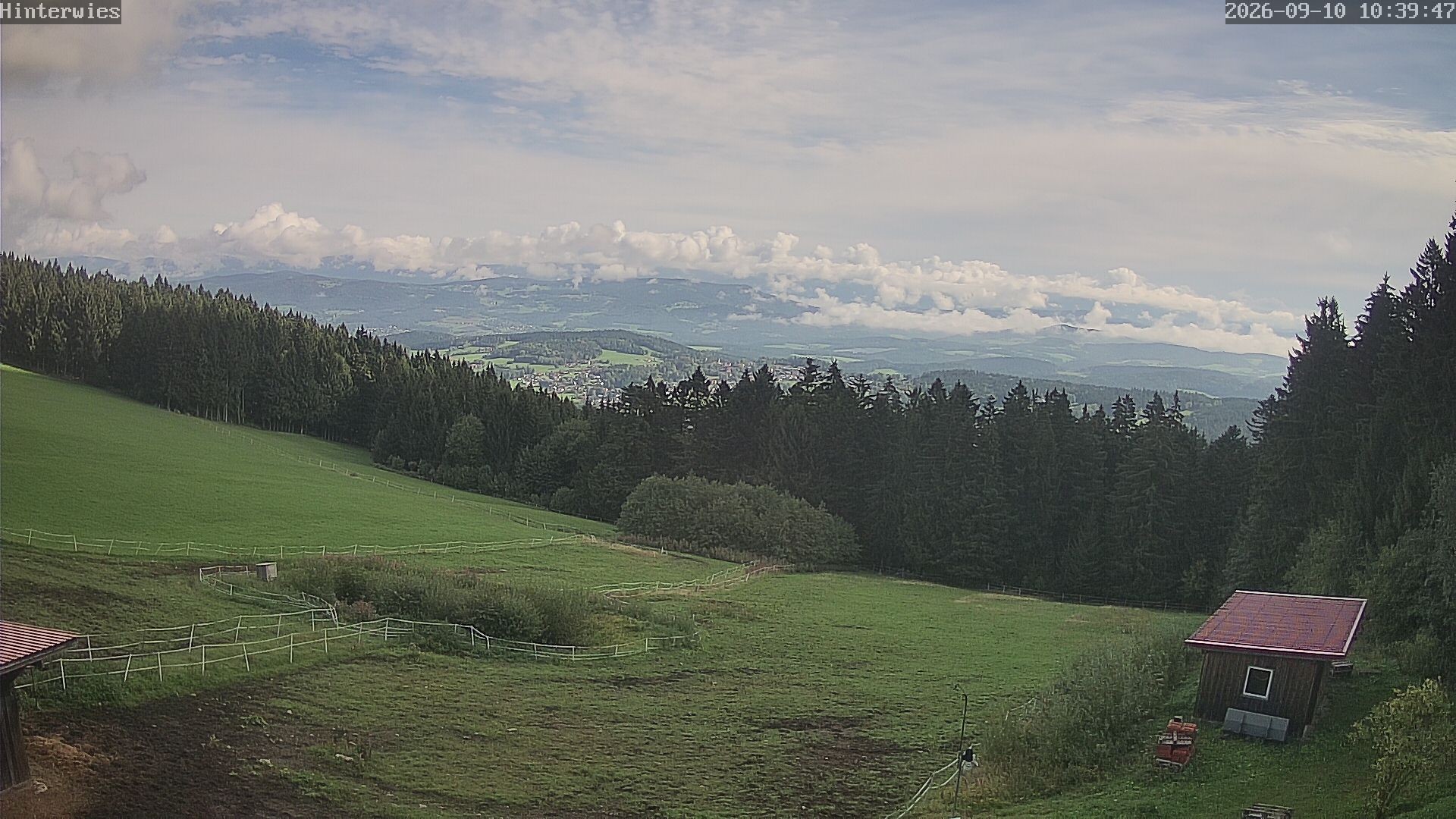 Archiv Foto Webcam Wetterstation Sankt Englmar-Hinterwies