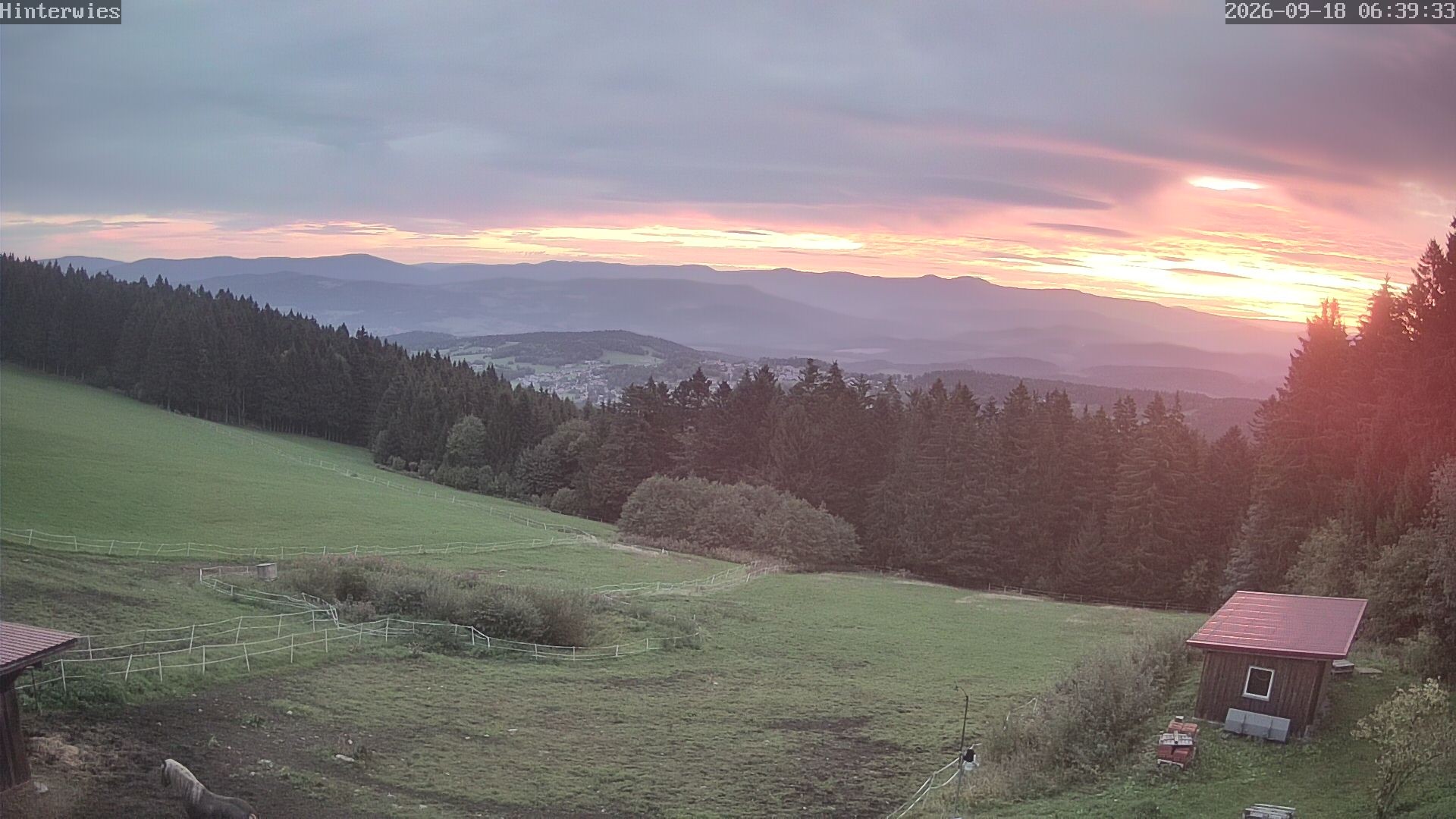 Archiv Foto Webcam Wetterstation Sankt Englmar-Hinterwies