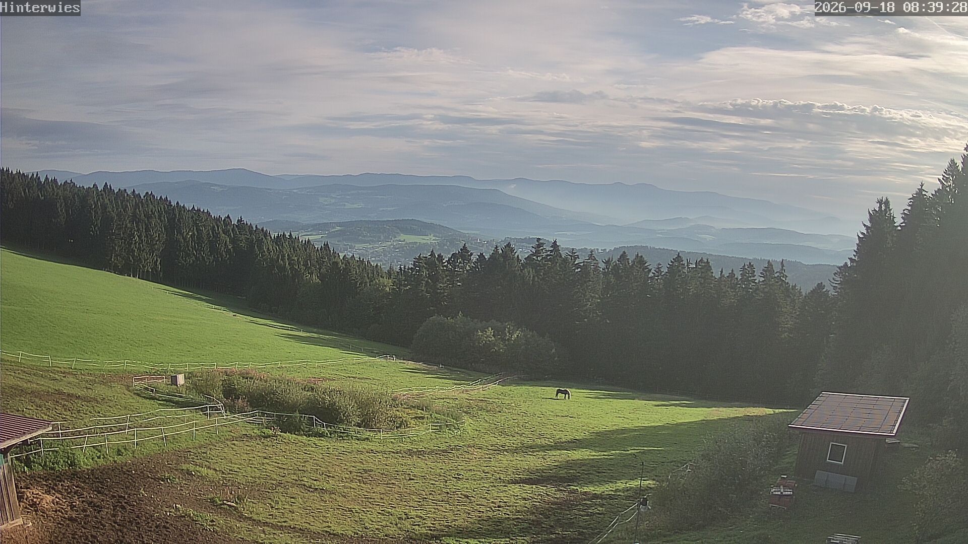 Archiv Foto Webcam Wetterstation Sankt Englmar-Hinterwies