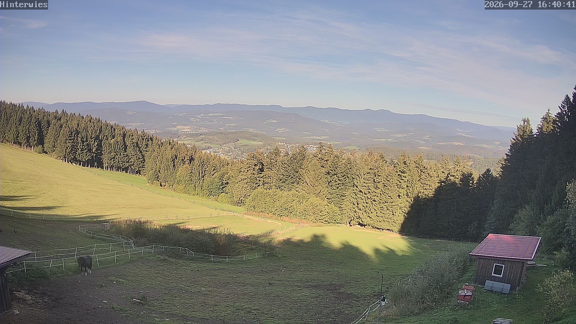 Archiv Foto Webcam Wetterstation Sankt Englmar-Hinterwies