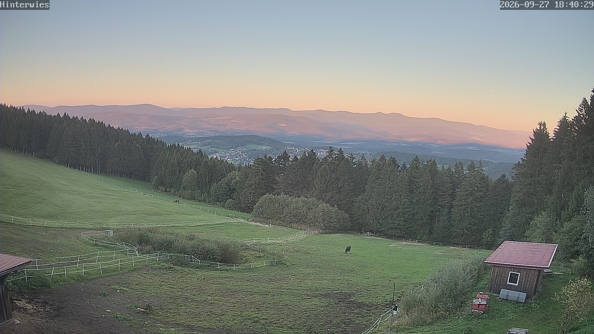 Archiv Foto Webcam Wetterstation Sankt Englmar-Hinterwies