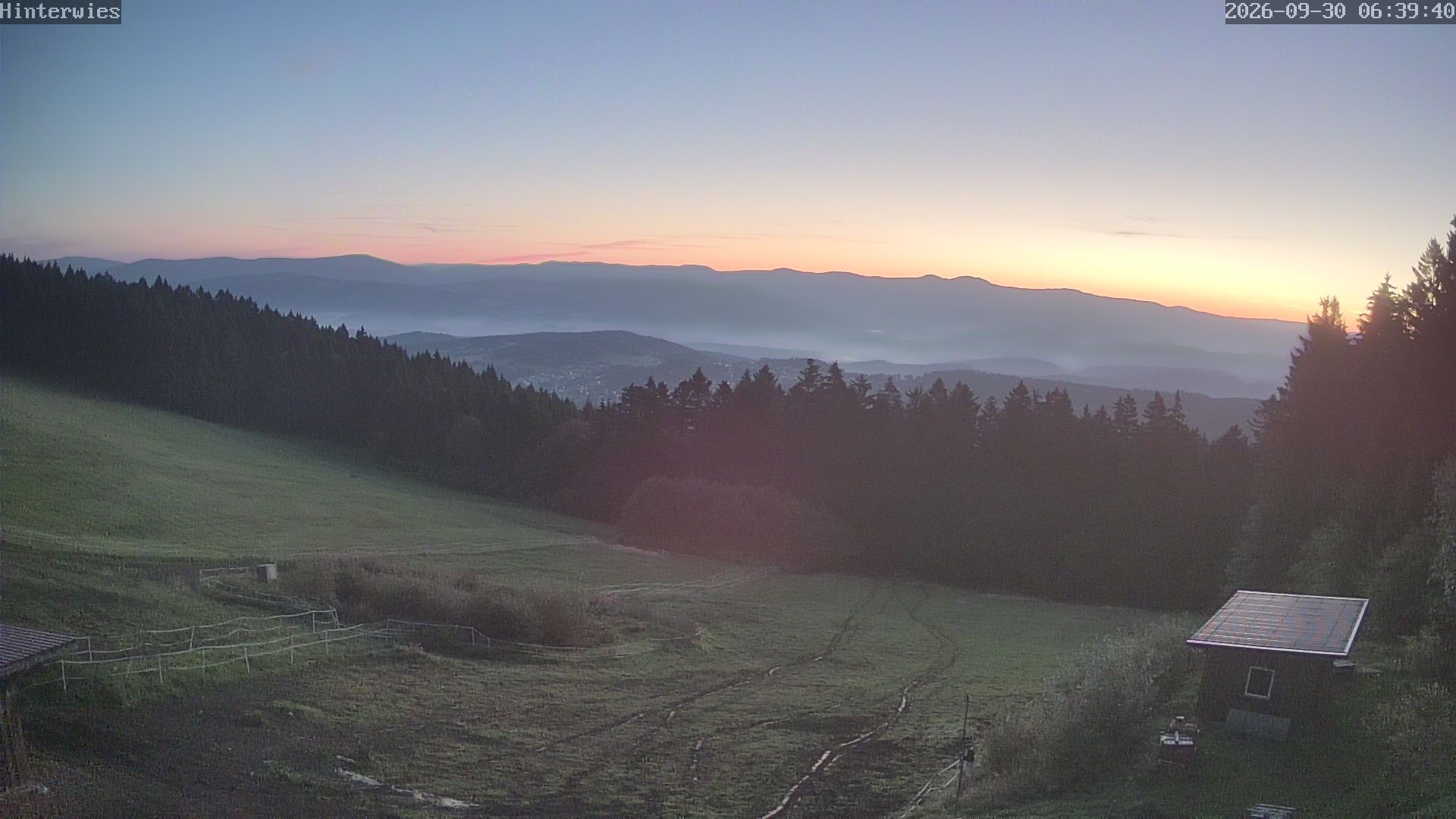 Archiv Foto Webcam Wetterstation Sankt Englmar-Hinterwies
