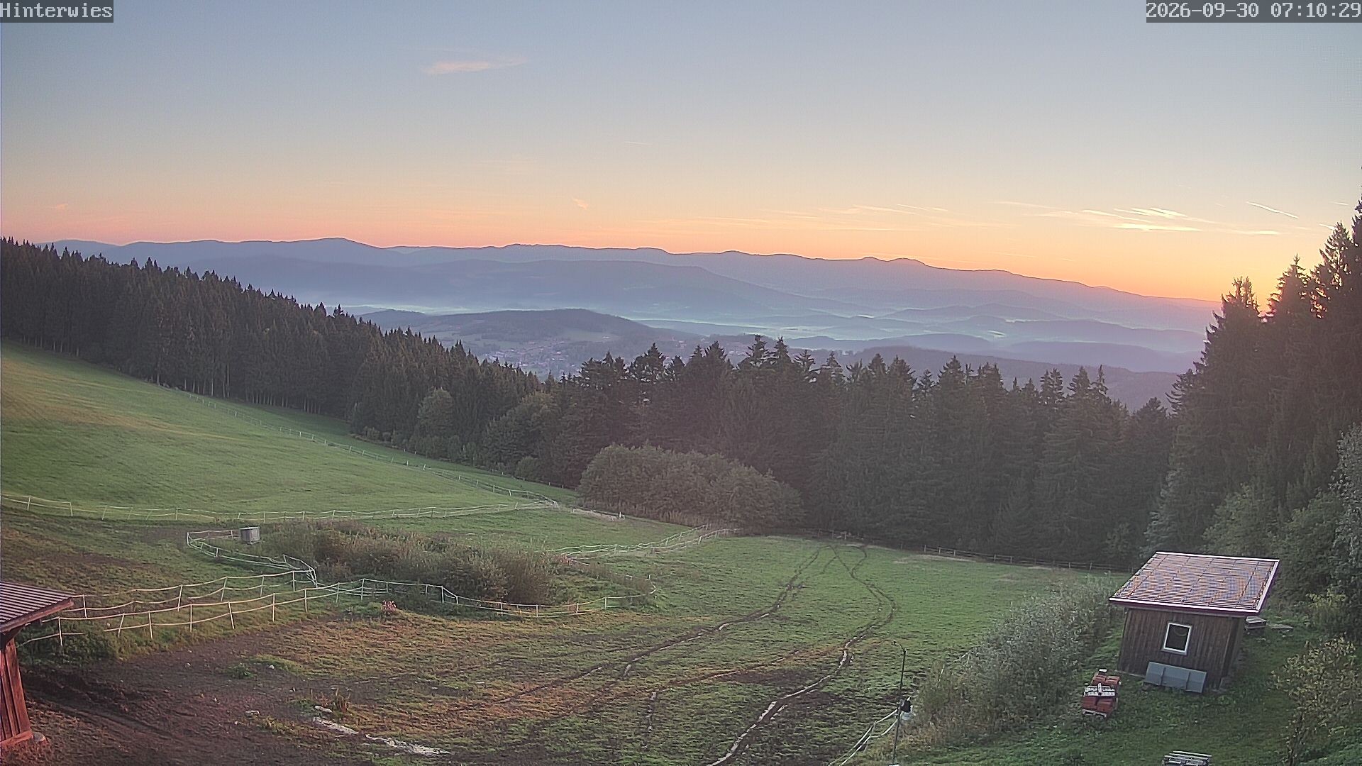 Archiv Foto Webcam Wetterstation Sankt Englmar-Hinterwies