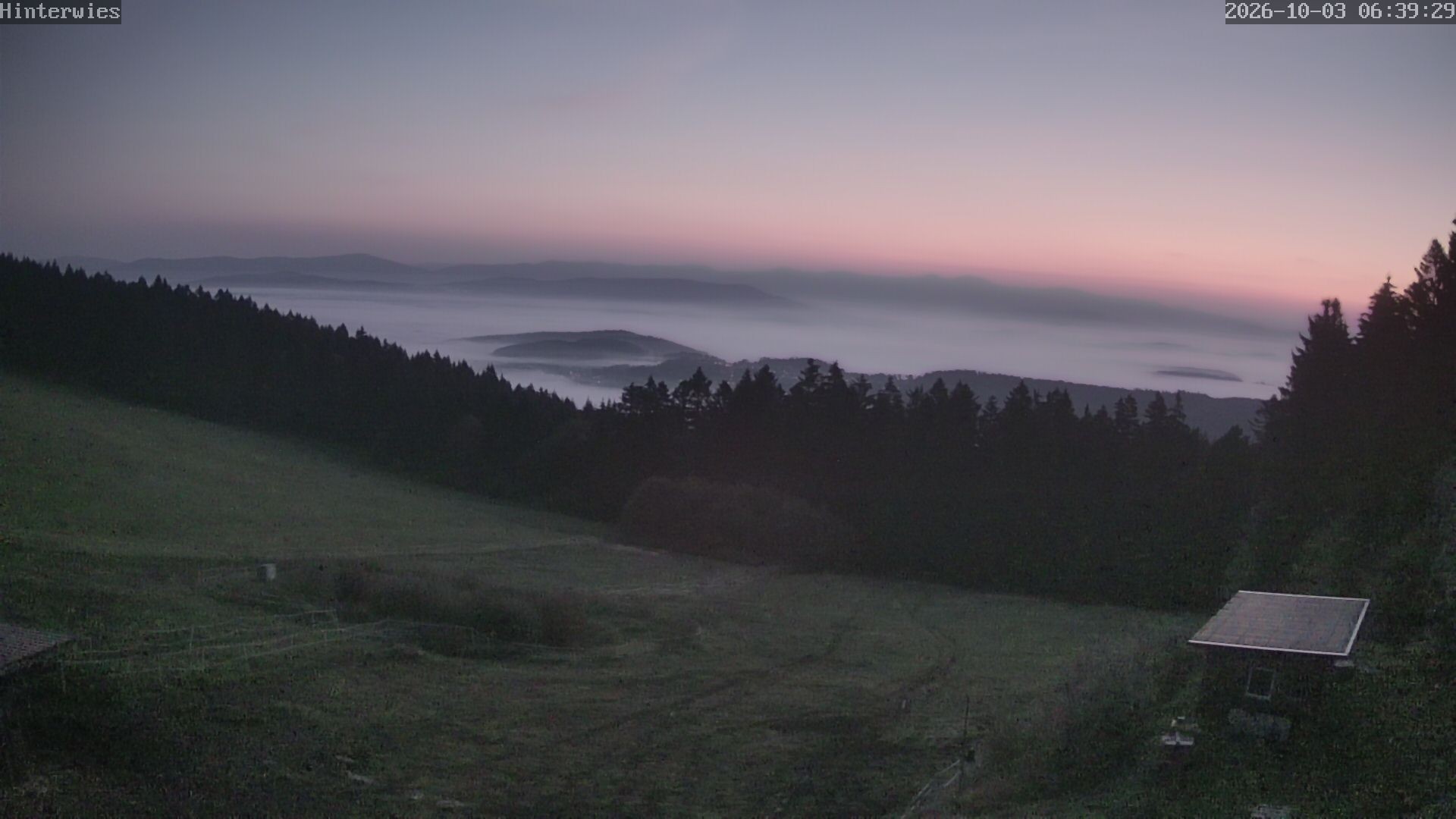 Archiv Foto Webcam Wetterstation Sankt Englmar-Hinterwies